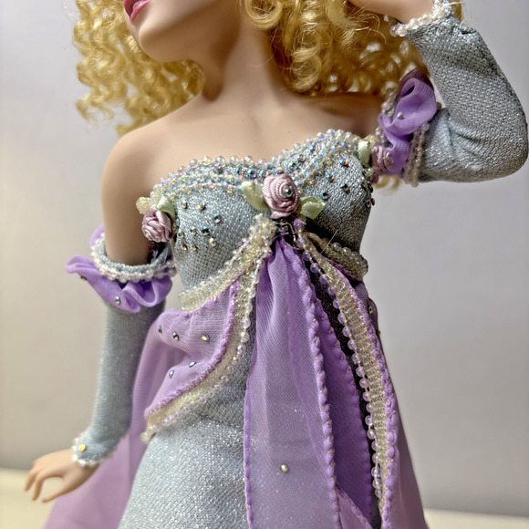 Franklin Mint Heirloom Passion of Cinderella Porcelain Doll Disney Princess - Picture 11 of 14